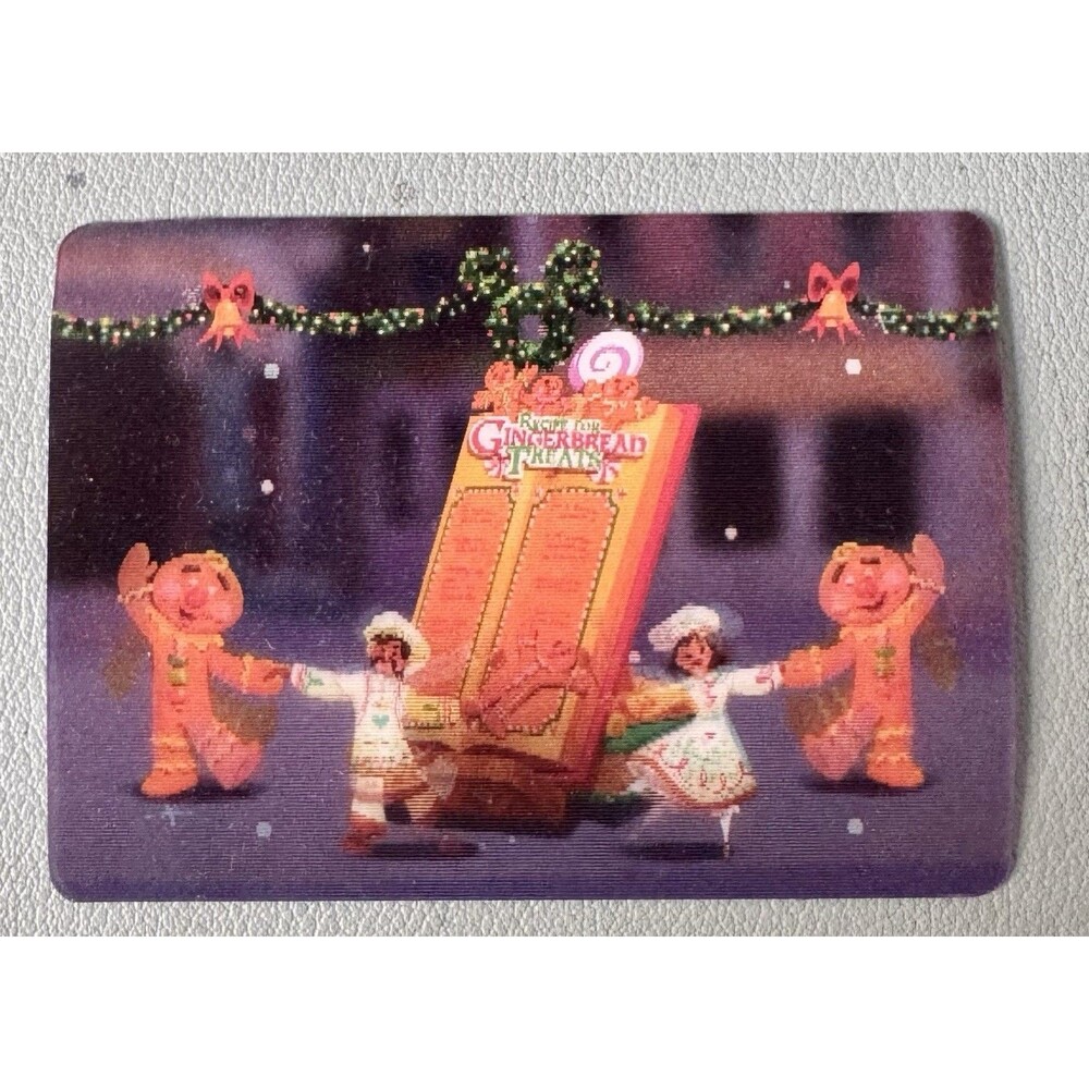 Disneyland 30 Years Christmas Fantasy Parade Magic Key Lenticular Card #3